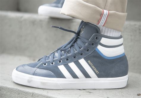 adidas high top matchcourt sneakers